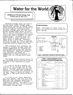 Designing an Elevated Storage Tank