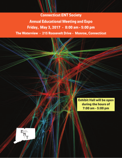 Spring Meeting 2017--Exhibitor Agreement