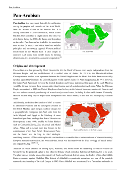 Pan-Arabism - WordPress.com