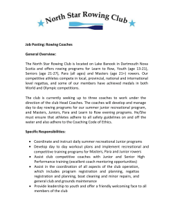 North Star Summer Coaching Positions 2017