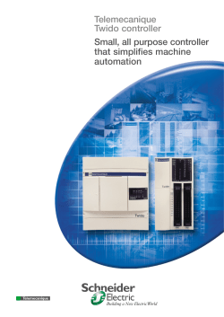 Telemecanique Twido controller Small, all purpose controller that