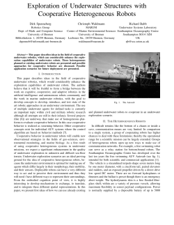 Exploration of Underwater Structures with