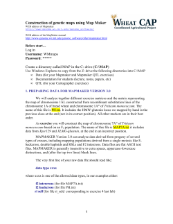 Mapmaker - MASWheat
