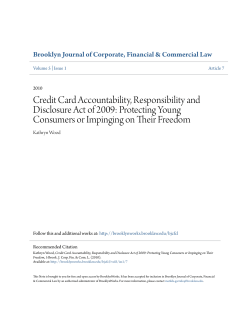 Credit Card Accountability, Responsibility and