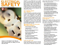 Electrical Safety - Indiana University Southeast