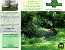 Lansdowne Park and Recreation6-1
