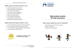 High protein snacks for kids and teens