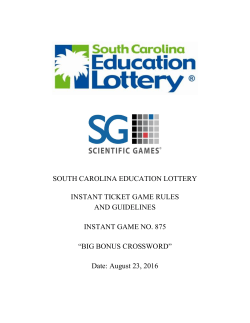 south carolina education lottery instant ticket