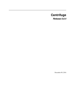 Centrifuge - Read the Docs