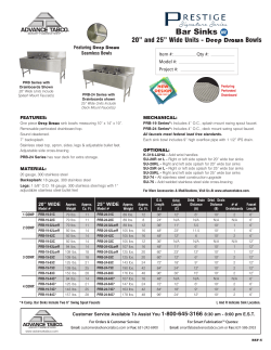 Bar Sinks - Customer Service 1