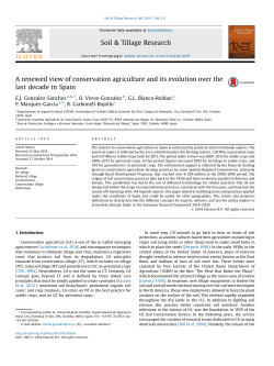 A renewed view of conservation agriculture and its evolution over the