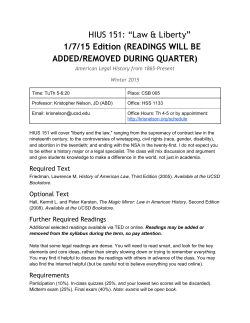 American Legal History Since 1865