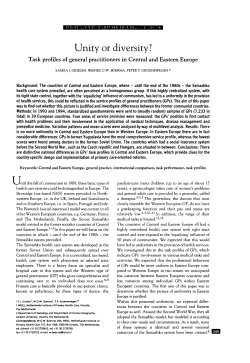 Unity or diversity? - Oxford Academic