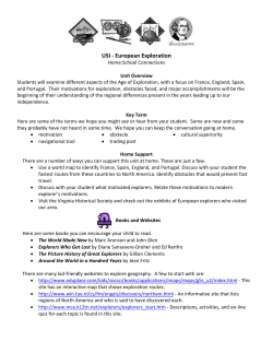 USI - European Exploration