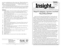 Alleged Evolutionary Ancestors Coexisted with Modern Humans