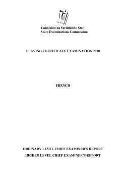 French - Examinations