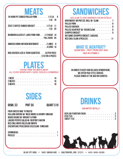 SANDWICHES MEATS PLATES SIDES DRINKS