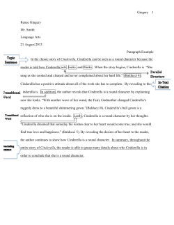 Gingery 1 Renee Gingery Mr. Smith Language Arts 21
