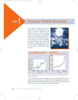 Lesson 1 - Core-Plus Mathematics Project