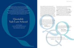 Quotable Yale Law School