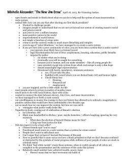 michelle alexander revisioning justice