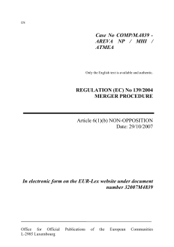 M.4839 - European Commission