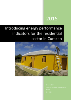 Introducing energy performance indicators for the residential sector