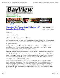 Discussing The Young Oscar Micheaux wit