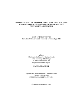 toward abstractive multi-document summarization using submodular