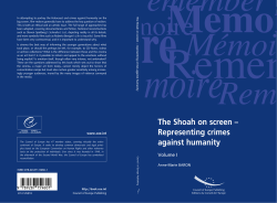 The Shoah on screen – Representing crimes against humanity