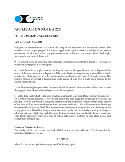 application note # 225 - Lincoln Laser Company