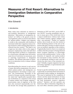 Measures of First Resort: Alternatives to