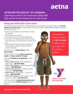 Sign up for swim lessons in New Orleans PDF Opens In New Window