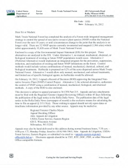 Integrated Non-Native Invasive Plant Control Project