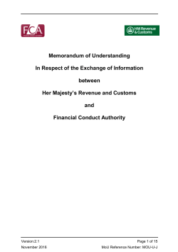 Memorandum of Understanding