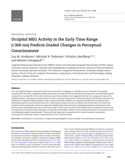 300 ms) Predicts Graded Changes in Perceptual