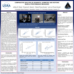 Comparative Analysis of Isokinetic, Isometric and Isotonic Muscle