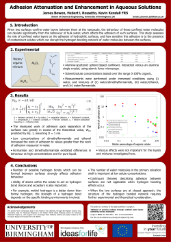 Adhesion attenuation and enhancement in aqueous solutions