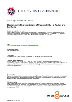 an overview - Edinburgh Research Explorer
