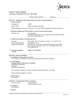safety data sheet - Merck Performance Materials