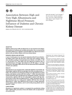 Association Between High and Very High Albuminuria and