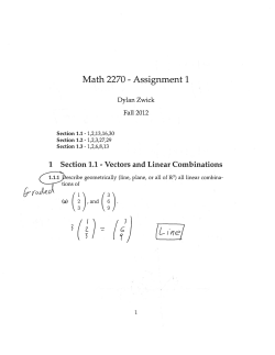 Math 2270 - Assignment 1