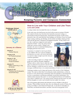 January, 2010 - Challenger School