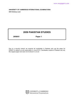 2059 PAKISTAN STUDIES www.maxpapers.com