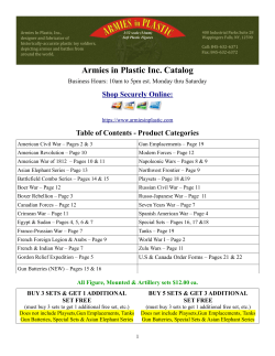 Armies in Plastic Inc. Catalog