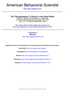 American Behavioral Scientist