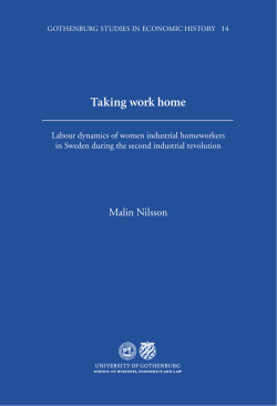 Taking work home - GUPEA
