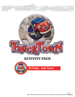 ACTIVITY PACK Birthday - Jack Theme