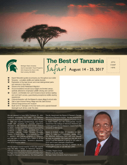the brochure - MSU Alumni Association