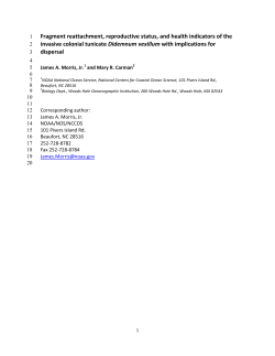 Impacts of fragmentation on propagation and dispersal of the